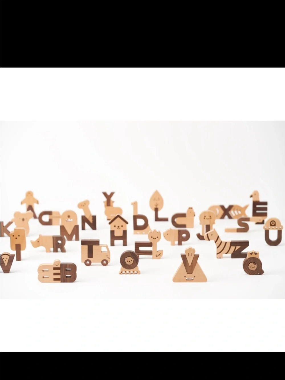 'oioiooi' wooden Alphabet Block Set